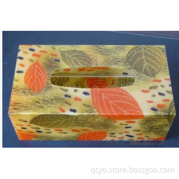 Bespoke Clear Cuboid Acrylic Napkin Box /tissue Box QCY-TB-1